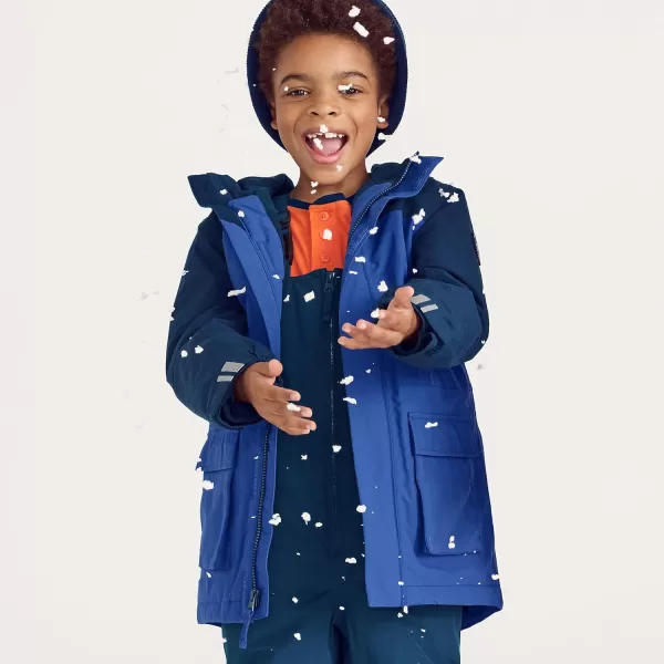 imageLands End Kids Squall Waterproof Insulated Winter ParkaDark Navy Colorblock