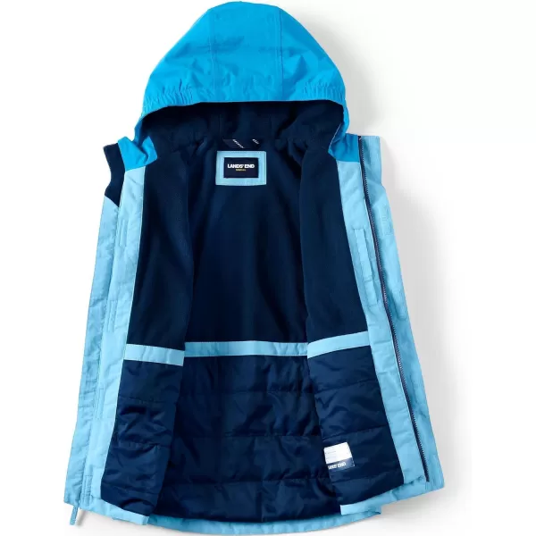 imageLands End Kids Squall Waterproof Insulated Winter ParkaVista Blue Colorblock