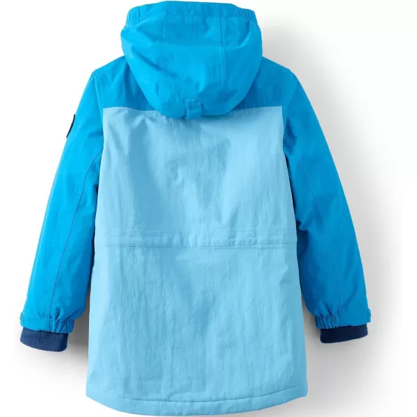 imageLands End Kids Squall Waterproof Insulated Winter ParkaVista Blue Colorblock