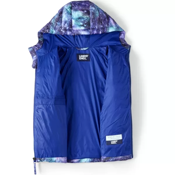 imageLands End Kids ThermoPlume Packable Hooded JacketBlue Galaxy Cosmos