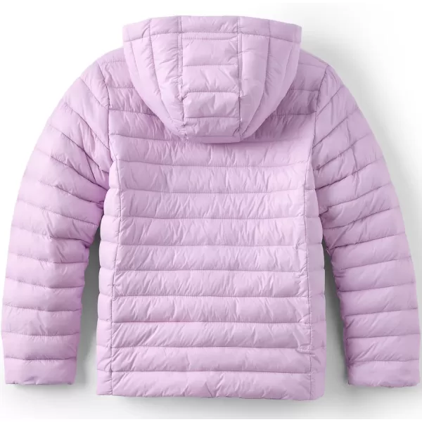 imageLands End Kids ThermoPlume Packable Hooded JacketLavender