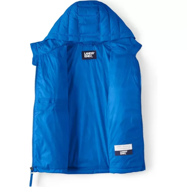 imageLands End Kids ThermoPlume Packable Hooded JacketNautical Blue