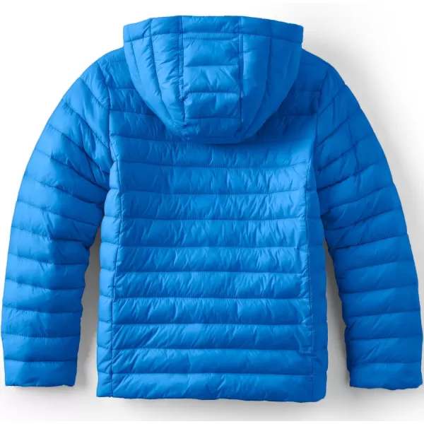 imageLands End Kids ThermoPlume Packable Hooded JacketNautical Blue