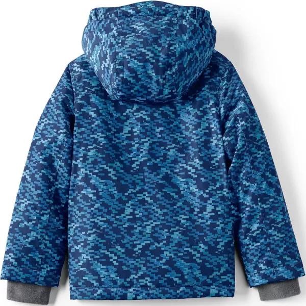 imageLands End Kids Winter JacketDeep Sea Navy Digital Camo