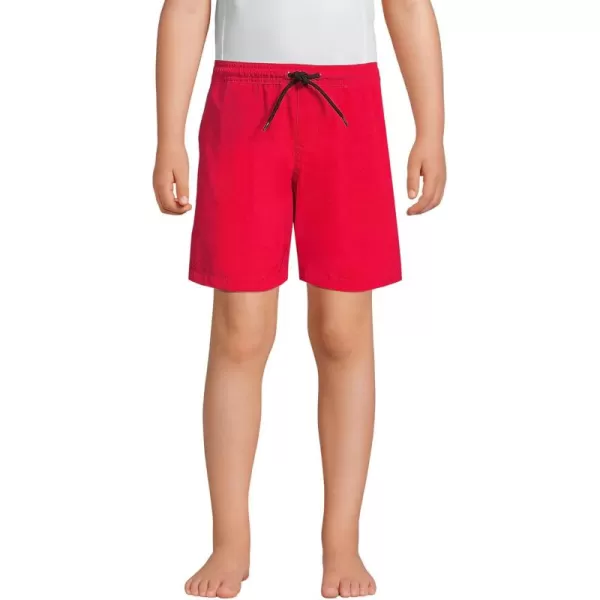 imageLands End Boys Print Swim TrunksStrawberry