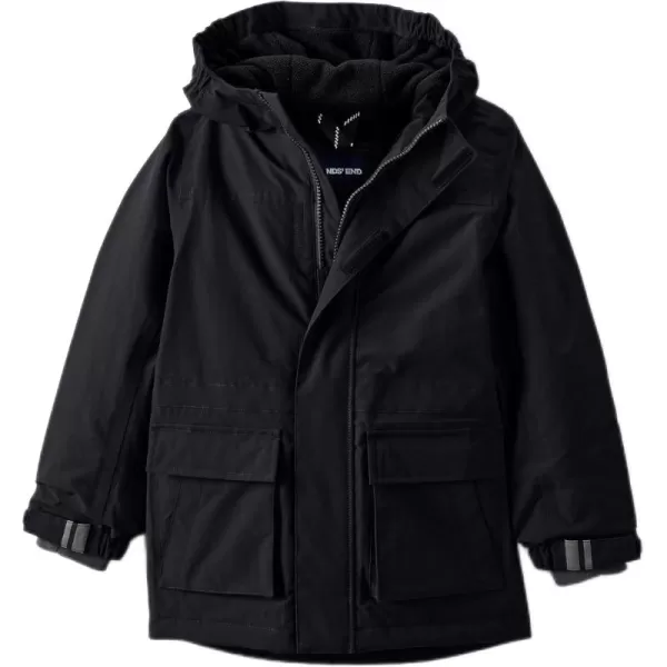 imageLands End Kids Squall Waterproof Insulated Winter ParkaBlack 23