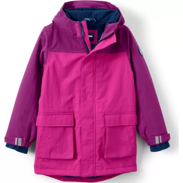 imageLands End Kids Squall Waterproof Insulated Winter ParkaRhubarb Colorblock