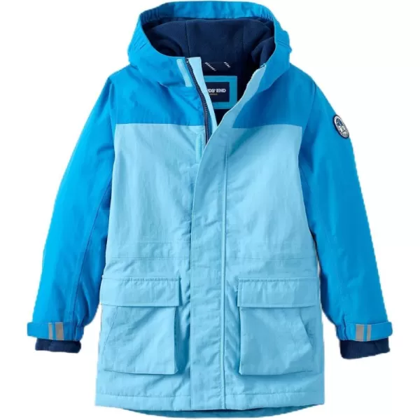 imageLands End Kids Squall Waterproof Insulated Winter ParkaVista Blue Colorblock