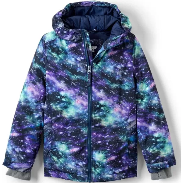 imageLands End Kids Winter JacketBlue Galaxy Cosmos