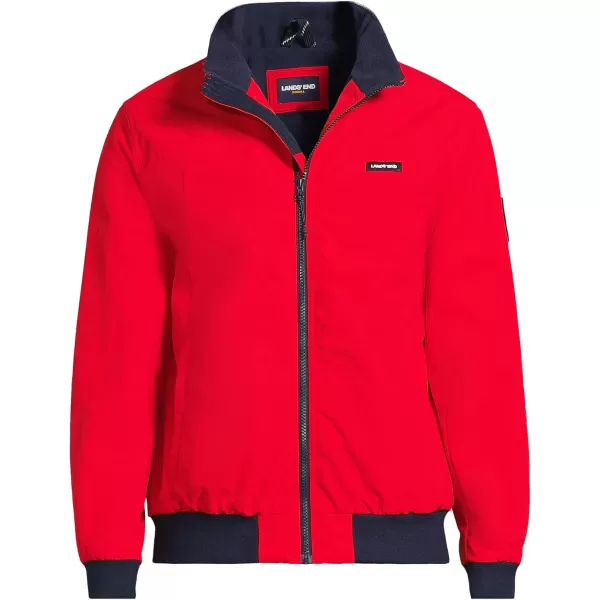 imageLands End Mens Classic Squall Waterproof JacketBright Cherry