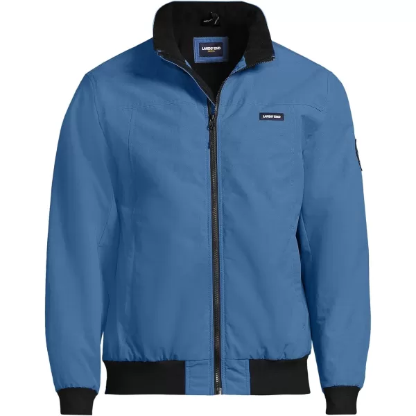 imageLands End Mens Classic Squall Waterproof JacketMariner Blue