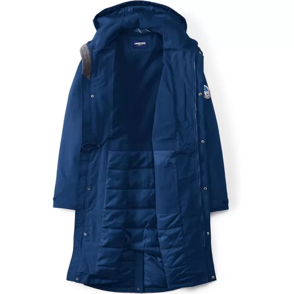 imageLands End Mens Squall Waterproof Insulated Winter Stadium CoatDeep Sea Navy