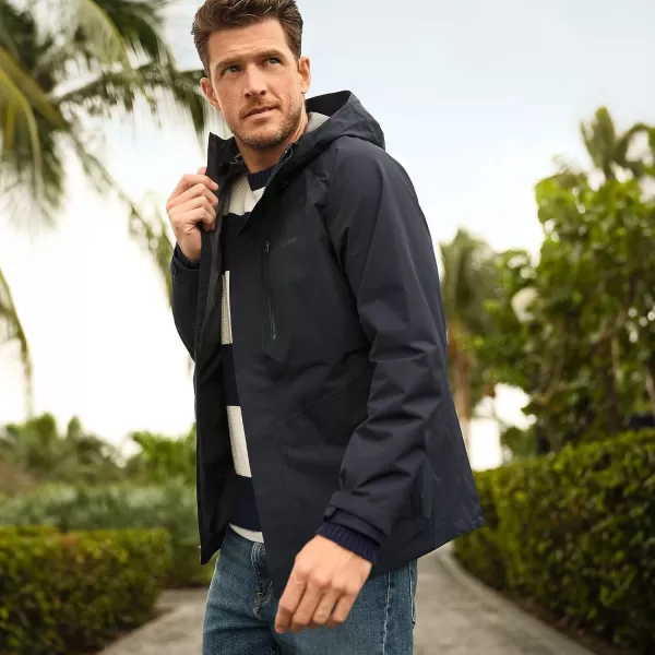 imageLands End Mens Waterproof Rain JacketRadiant Navy