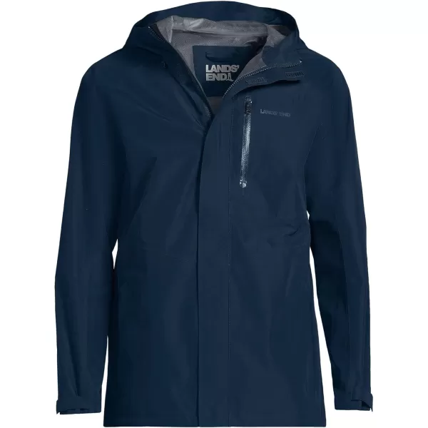 imageLands End Mens Waterproof Rain JacketRadiant Navy