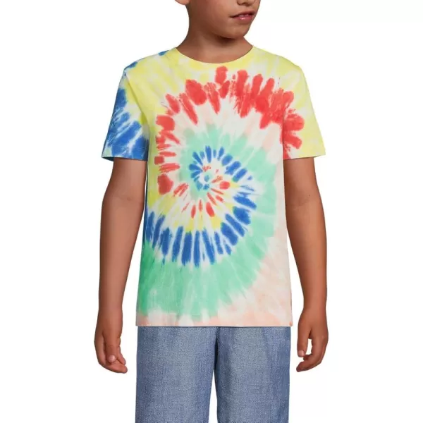 imageLands End Boys Graphic T ShirtSahara Desert Swirl Tie Dye