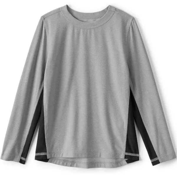 imageLands End Boys Long Sleeve Performance TeeGray Heather