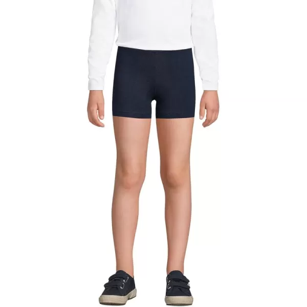 imageLands End Girls Tough Cotton Cartwheel ShortsClassic Navy