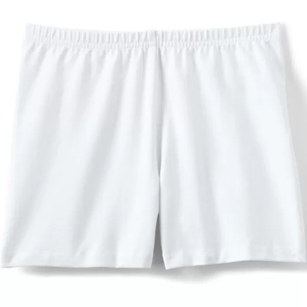 imageLands End Girls Tough Cotton Cartwheel ShortsWhite