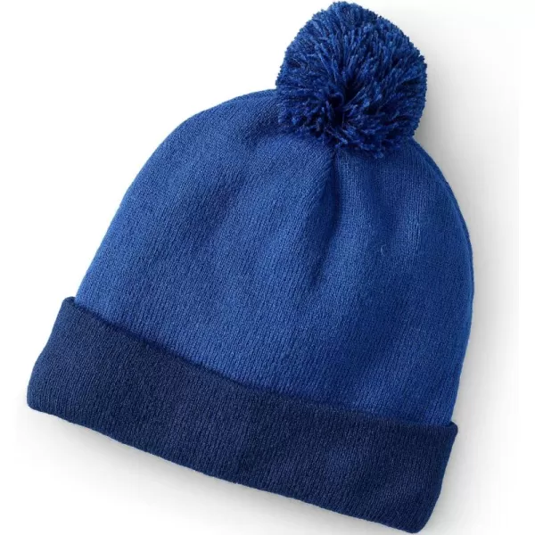 imageLands End Kids Squall Knit HatNavy Colorblock