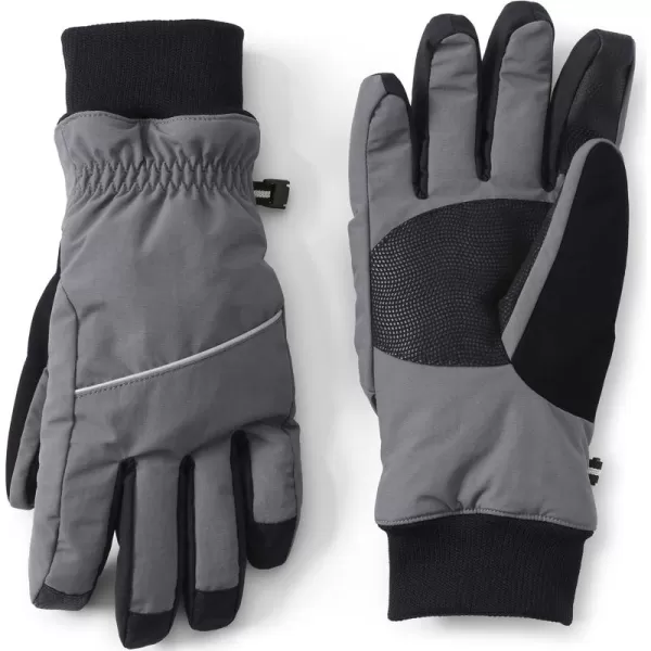 imageLands End Mens Squall Waterproof GlovesArctic Gray