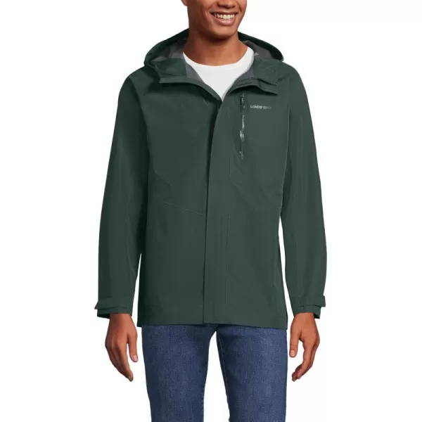 imageLands End Mens Waterproof Rain JacketEvening Forest