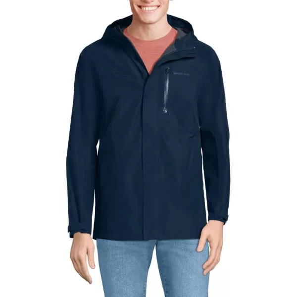 imageLands End Mens Waterproof Rain JacketRadiant Navy