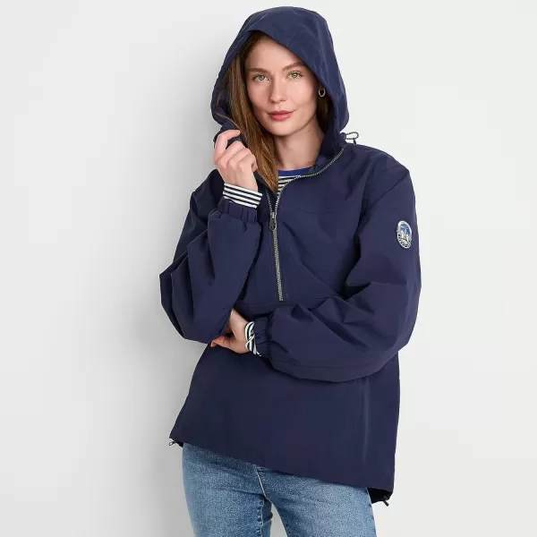 imageLands End Adult Squall Waterproof Anorak PulloverDeep Sea Navy