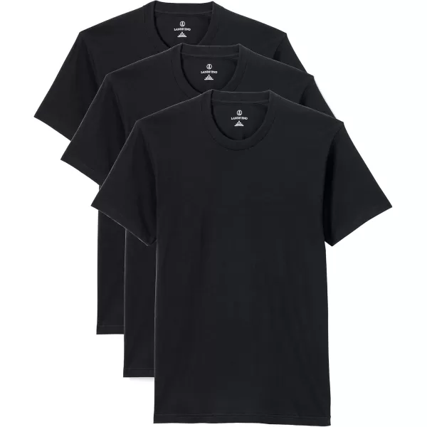 imageLands End Mens Crewneck Undershirt 3 PackBlack