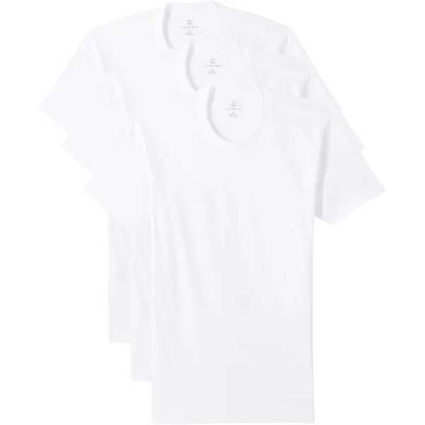 imageLands End Mens Crewneck Undershirt 3 PackWhite