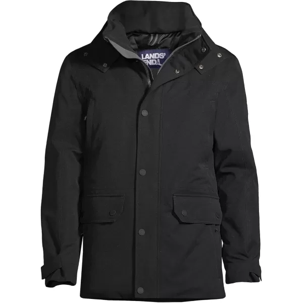 imageLands End Mens Expedition Down Waterproof Winter JacketBlack