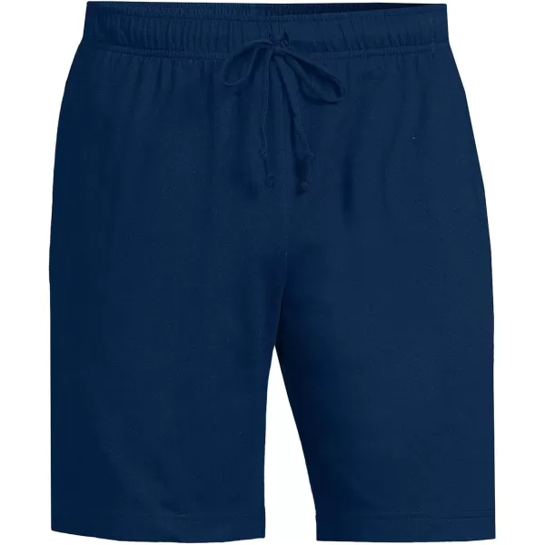 imageLands End Mens Knit Jersey Pajama ShortsDeep Sea Navy