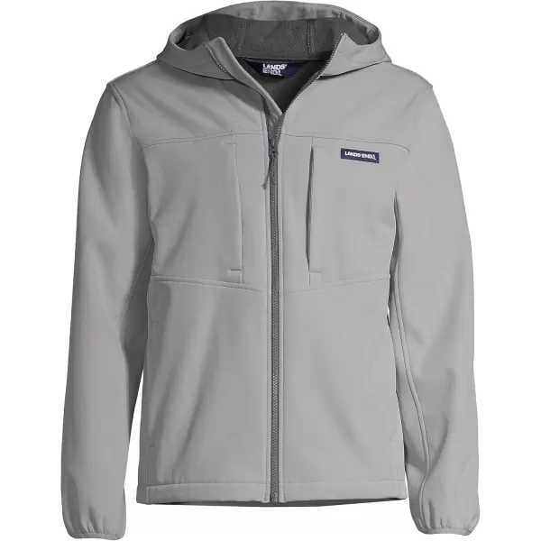 imageLands End Mens Softshell Stretch Fleece JacketUltimate Gray