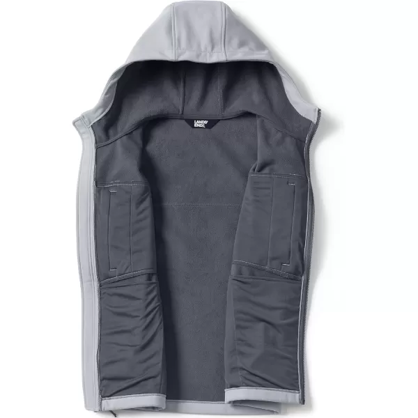 imageLands End Mens Softshell Stretch Fleece JacketUltimate Gray