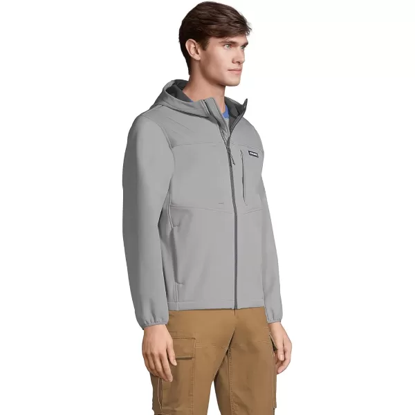 imageLands End Mens Softshell Stretch Fleece JacketUltimate Gray