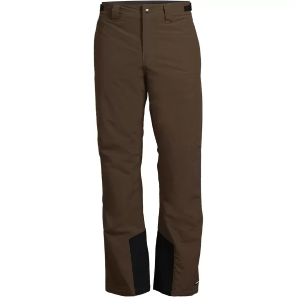 imageLands End Mens Squall Waterproof Insulated Snow PantsCinder Brown