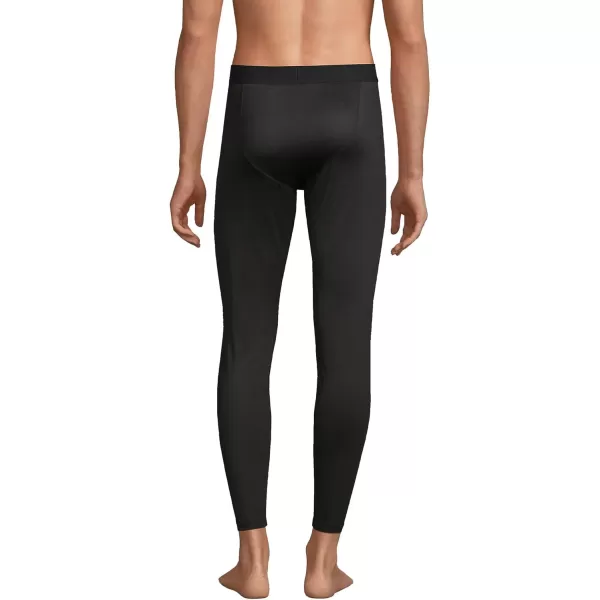 imageLands End Mens Stretch Thermaskin Long Underwear Pants Base LayerBlack