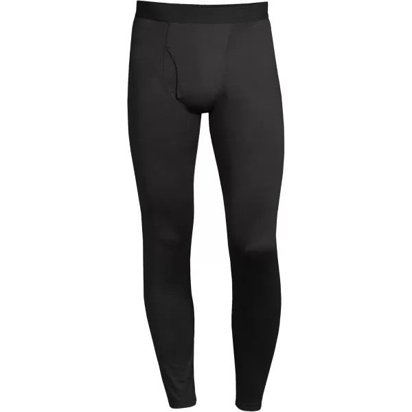 imageLands End Mens Stretch Thermaskin Long Underwear Pants Base LayerBlack