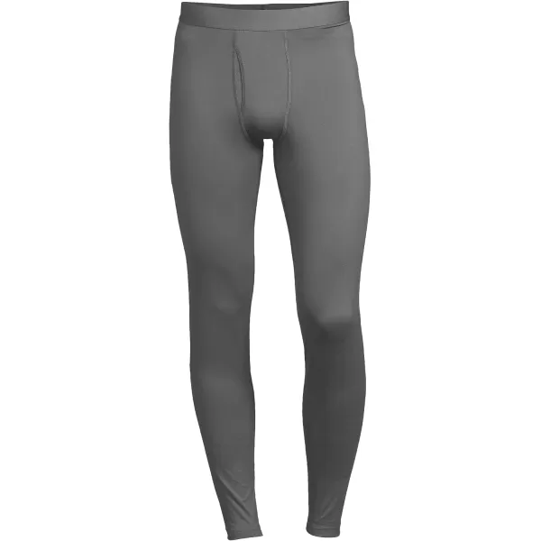 imageLands End Mens Stretch Thermaskin Long Underwear Pants Base LayerWarm Graphite