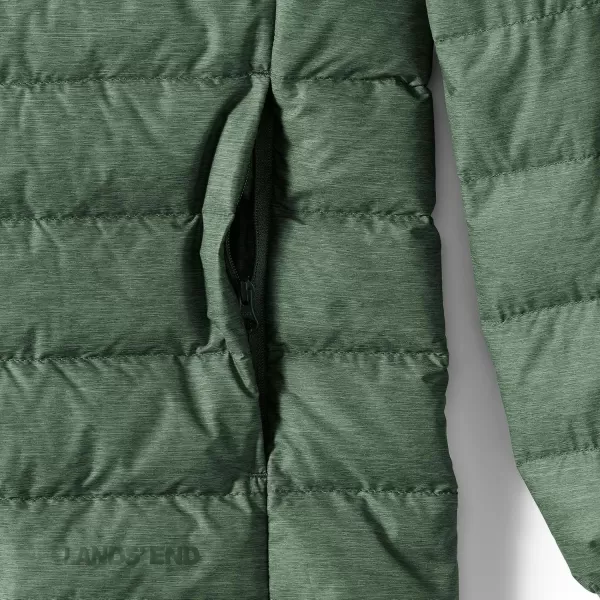 imageLands End Mens Wanderweight Ultralight Packable Hooded Down JacketEstate Green Heather