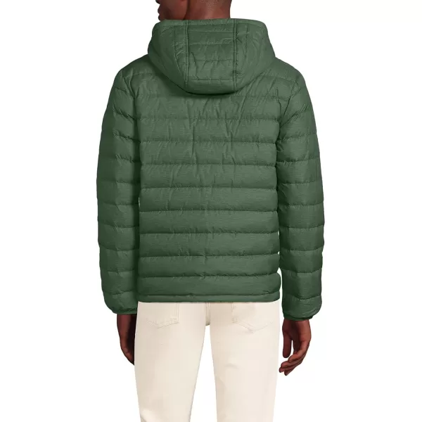 imageLands End Mens Wanderweight Ultralight Packable Hooded Down JacketEstate Green Heather