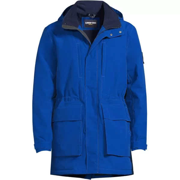 imageLands End Mens Waterproof Squall ParkaEvening Cobalt