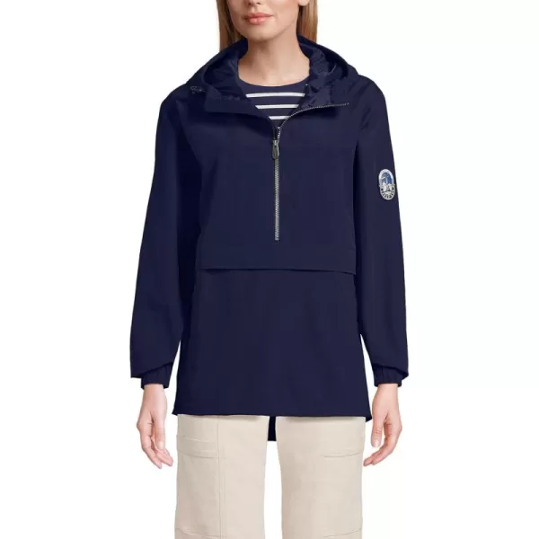 imageLands End Adult Squall Waterproof Anorak PulloverDeep Sea Navy