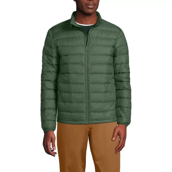 imageLands End Mens Wanderweight Ultralight Packable Down JacketEstate Green Heather