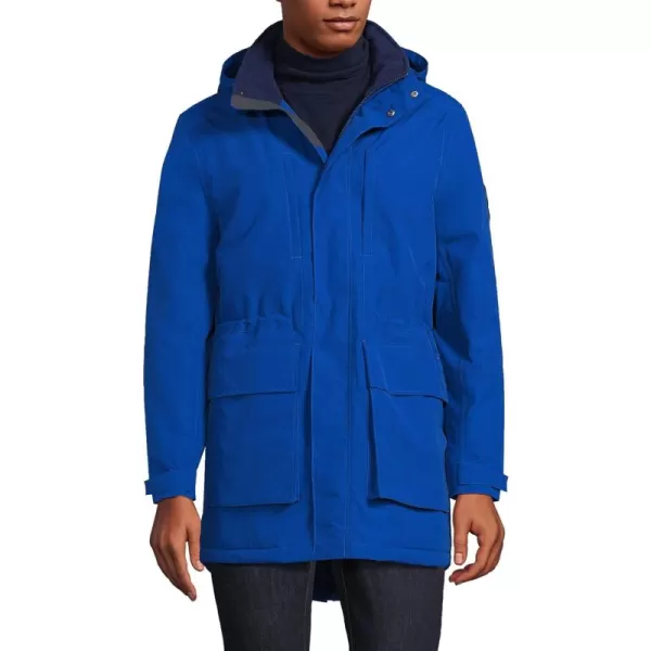 imageLands End Mens Waterproof Squall ParkaEvening Cobalt