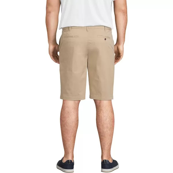 imageLands End Mens 11quot Comfort Waist Comfort First Knockabout Chino ShortsKhaki