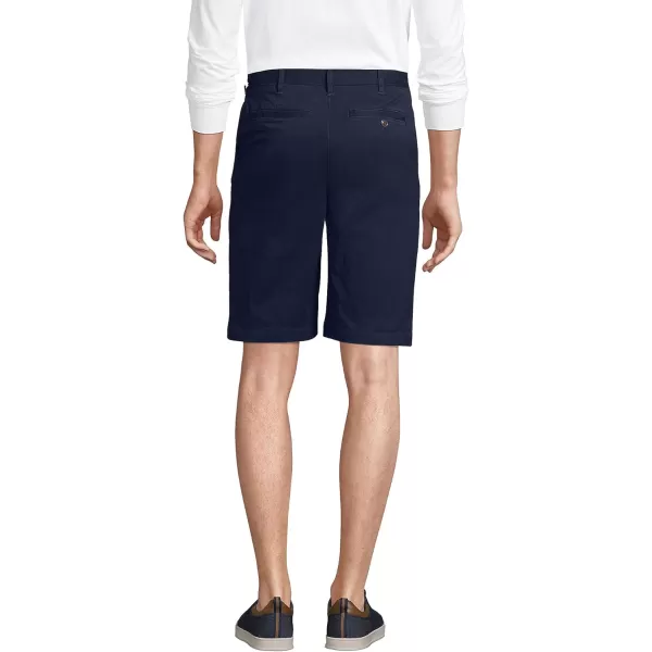 imageLands End Mens 11quot Comfort Waist Comfort First Knockabout Chino ShortsRadiant Navy