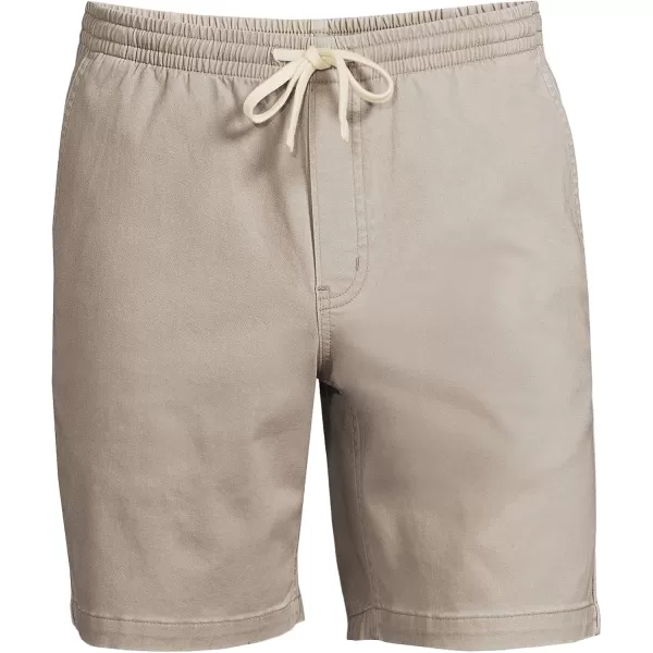 imageLands End Mens 7quot Stretch Knockabout Pull On Deck ShortsKhaki