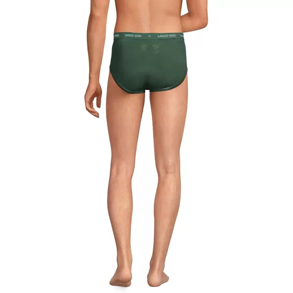 imageLands End Mens Comfort Knit Brief 3 PackEstate Green 3 Pack