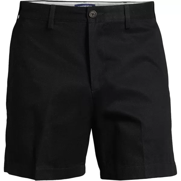 imageLands End Mens Comfort Waist 6quot No Iron Chino ShortsBlack