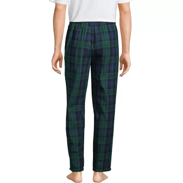 imageLands End Mens Flannel Pajama PantsEvergreen Blackwatch Plaid